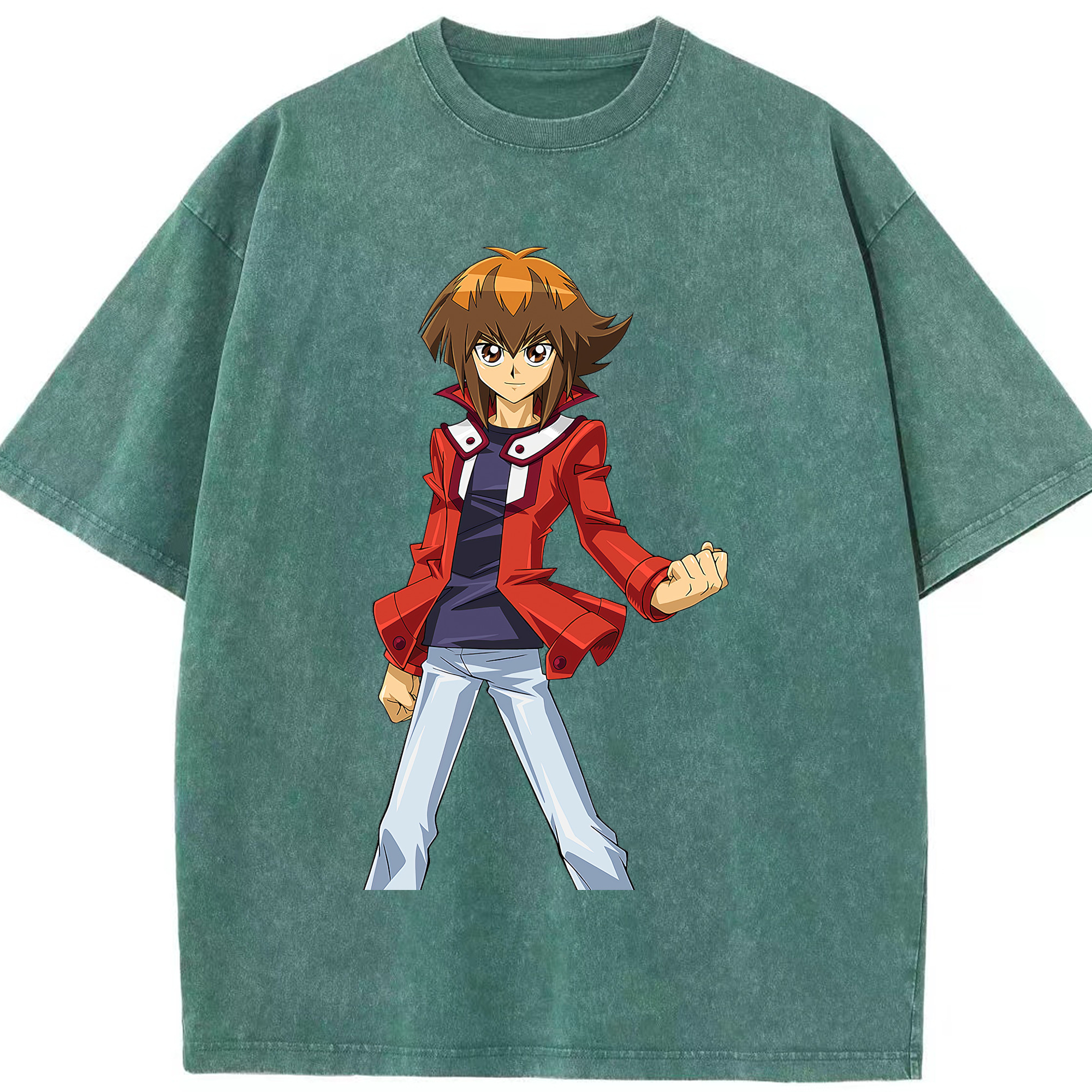 （画像用） 遊☆戯☆王 Yu-Gi-Oh! 綿100% ヴィンテージ風 半袖Tシャツ（フロントプリント）